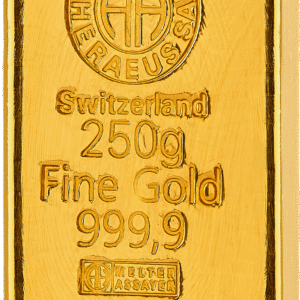 250g 24k Guldtacka Argor-Heraeus